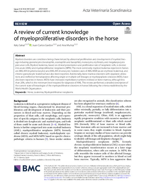 aml horse racing|A review of current knowledge of myeloproliferative disorders in .